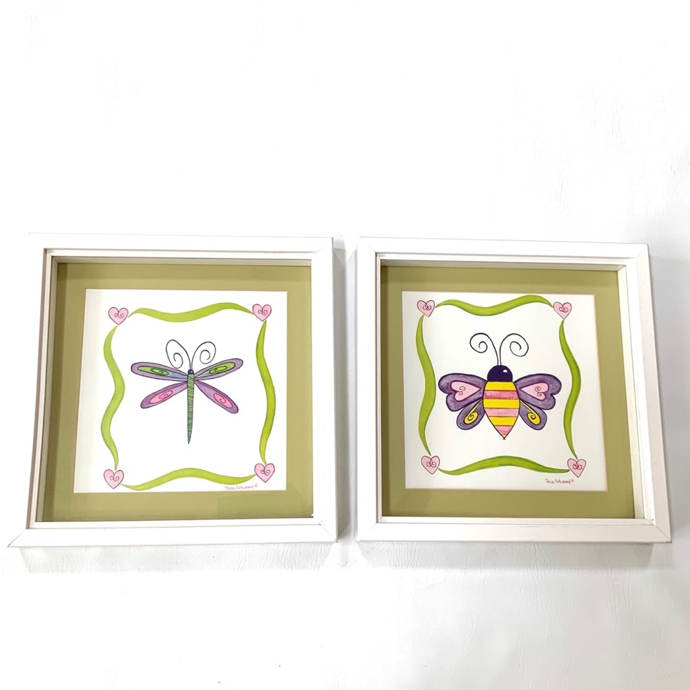 Set of 2 Tania Schuppert Lovebugs Framed Prints